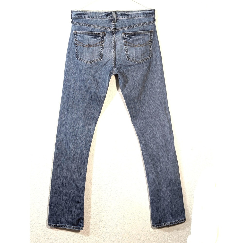 Gap Original Flare Stretch Jeans Womens 6 Long Medium Wash Denim Low Rise 2007